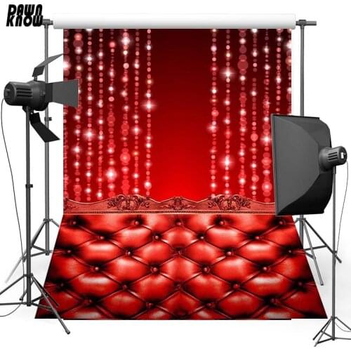 DAWNKNOW Shimmer Vinyl Photography Background For Baby Bead Curtains New Fabric Polyester Backdrop For Family Photo Studio F2539