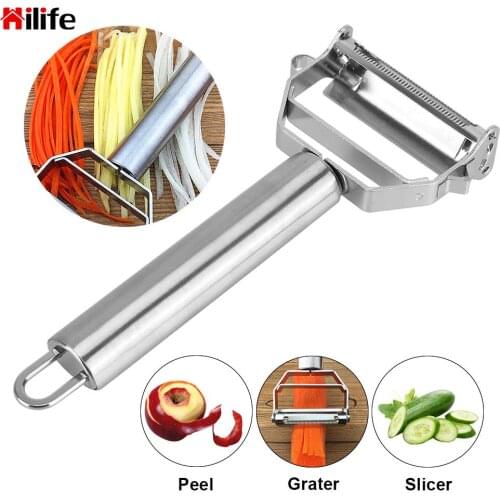 Multi-function Vegetable Fruit Peeler Kitchen Tools Carrot Grater Slicer Shredder Stainless Steel Kitchen Potato Peeler