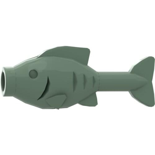 [MOC Hub] 24PCS Fish Building Blocks Compatible Major Brand Kids Toys 64648 Early Learning Education Gifts