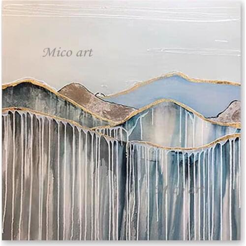 New Modern Design Abstract Textured 100% Hand-painted Oil Painting Cheap Canvas Wall Art Unframed Wall Decor Picture Artwork