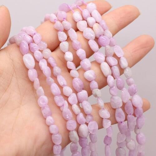 New Style Natural Stone Irregular Purple Spodum Loose Beads For DIY Jewelry Making Necklace Bracelet Earrings Accessory