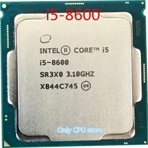 Intel Core i5-8600 3.1 GHz Six-Core Six-Thread CPU Processor 9M 65W LGA 1151