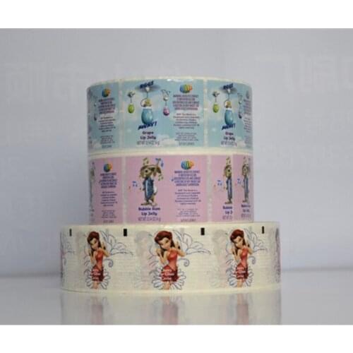 Roll self adhesive label printing,custom waterproof plastic PVC sticker