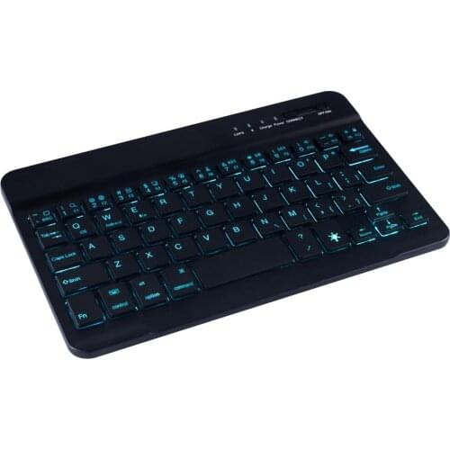 Universial Backlit Portable Keyboard Mini Bluetooth Apply To Windows Android IOS Keyboard Wireless Keypad For Iphone Pad PC