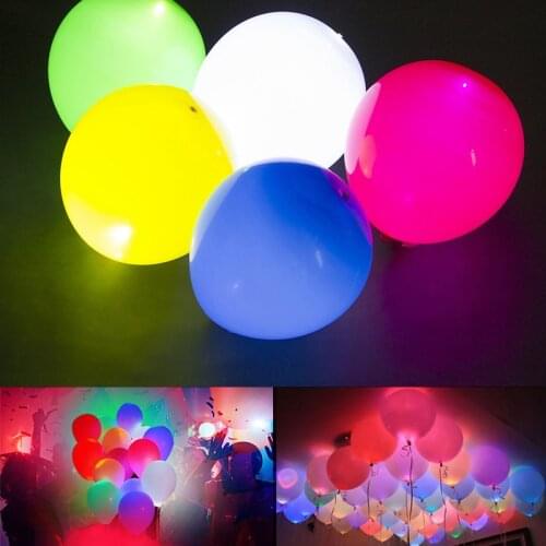 10pcs Mini neon party led light bulbs lamps balloon lights rave festival lantern led accessories home decoration accessories