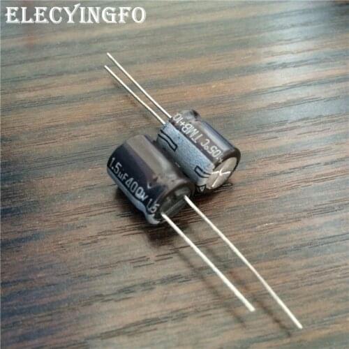 100pcs 1.5uF 400V1.5UF TMB Series 10x12.5mm Original SAM-SUNG 400V1.5uF Aluminum Electrolytic capacitor