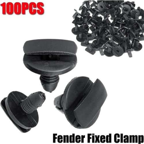 100Pcs Car Auto Interior Clip Fastener Push Type Rivet Retainer Bumper Fender Fixed Clamp For Citroen/Peugeot For Picasso Sega