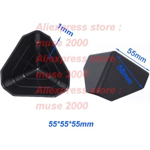 55mm wood furniture corner cover protect 3 sides protecting Black furniture table board palte transport anti scratch