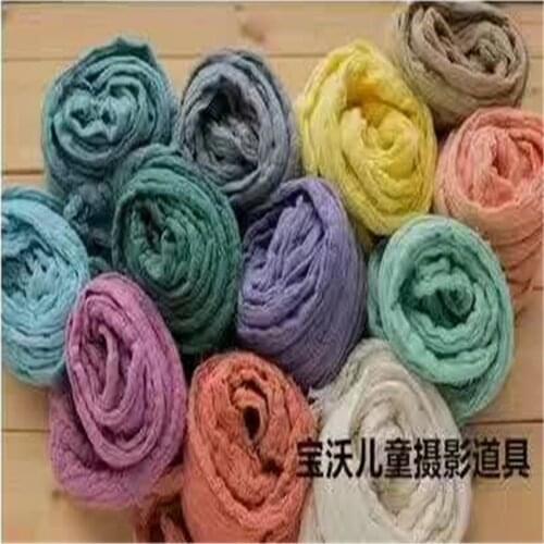 90cmX100cm 6pieces/lot Cheesecloth Photography Props 36 Colors Newborn props Baby Cheesecloth Wraps Stretch Knit Wrap