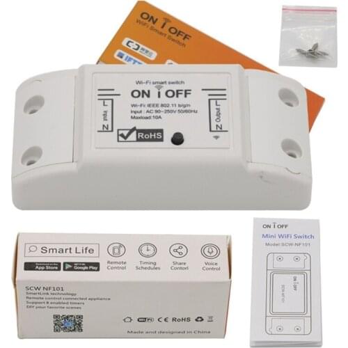 APP Remote Control Wireless Wifi Smart Switch LED Light Controller Module Timer DIY Circuit Breaker Voice Control