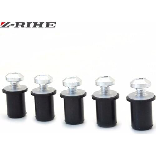 For Suzuki Honda KAWASAKI yamaha Ducati M5 Motorcycle Windshield Windscreen Bolt Screw Nut Fastener Kit