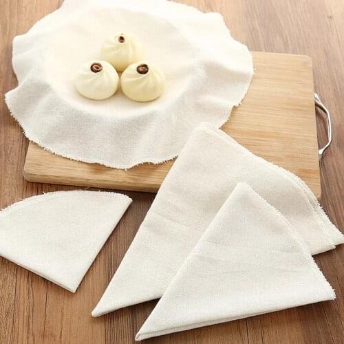 Cotton steamer mat cotton gauze drawer steamer mat steamed bun steamed bun steamer kitchen cooking tool