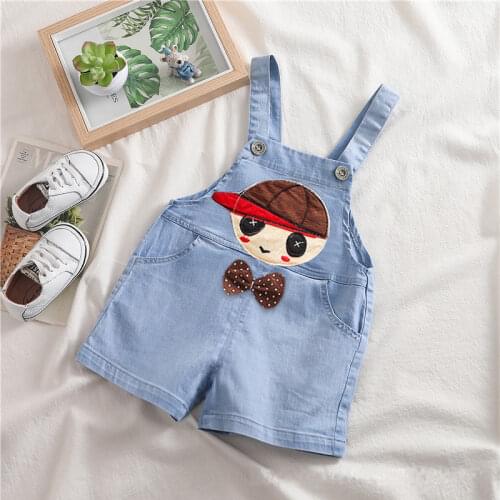 IENENS Summer Shorts Kids Baby Boys Clothes Clothing Short Pants Toddler Infant Boy Pants Denim Shorts Jeans Overalls Dungarees