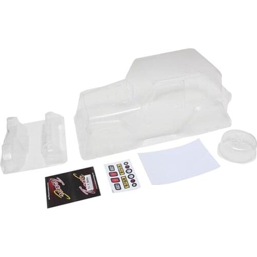 Team C Toys Model 300MM Wheelbase PC Clear Body Shell Kits For 1/10 Scale Rc Wrangler TRX4/SCX10/D90/CC01 Frame Chassis