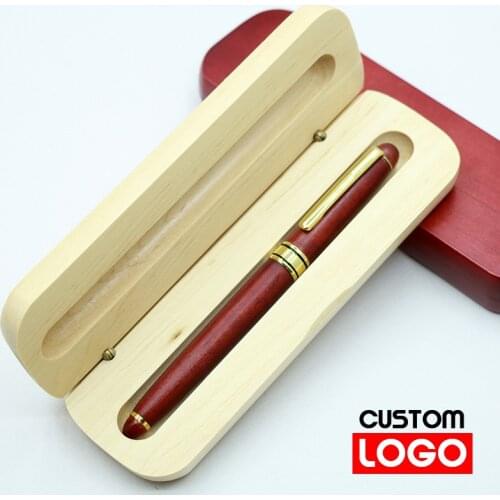 White Wood Pencil Box Log Single Gift Box Wood Pencil Box Retro Pencil Box Solid Wood Pencil Box