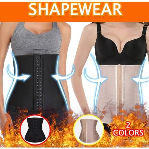 Bodyshapers Plus Size Corset Fat Burning Corrector De Postura Body Latex Corset Adjustable Body Underwear Chalecos Para Mujer