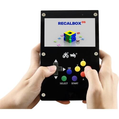 GamePi43 Acce, UK version ,RPi Pocket Game Machine Accessories Package ,4.3-inch screen onboard speaker and headphone jack