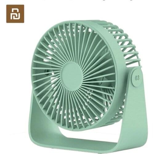 Sothing USB Desktop Fan Shaking Head 3rd Wind Speed Gear Adjustable USB Fan Green Pink For Home Office