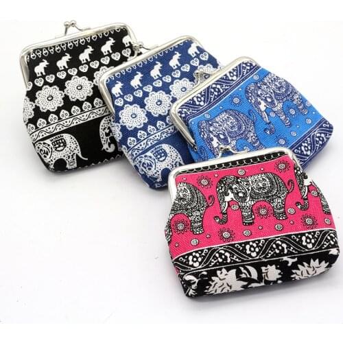 2020 National Animal Prints Coin Purses Retro Bohemia Animal Zero Wallet Lady Key Bag Purse Pendant Pouch