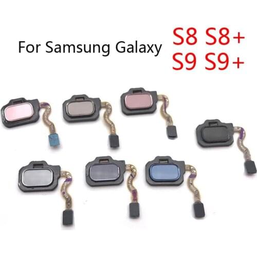 Original For Samsung Galaxy S8 Plus G955 G955F S8 G950 G950F S9 S9 Plus Touch ID Home Button Fingerprint Sensor Flex Cable