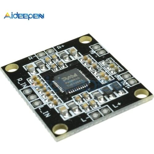 PAM8610 Dual Channel Digital Power Amplifier Board Stereo Mini Class D Power Amplifier Board 2 x15w