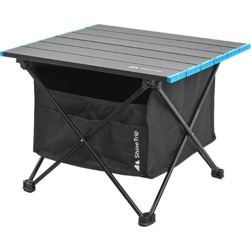 Outdoor Picnic Folding Table Aluminum Alloy Camping Desk Mini Portable Foldable Table for Hiking Traveling