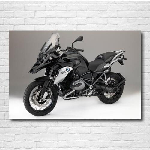 Superbike B M W R1200GS Tripleblack Motorcycles Wallpaper Wall Art Posters Canvas Print Modern Painting for Home Decor
