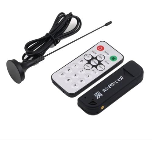 TV Receiver Stick USB 2.0 Software Radio DVB-T RTL2832U+R820T2 SDR Mini Digital TV Receiver Stick
