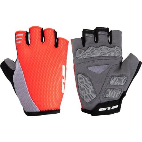 GUB Cycling Anti slip sweat Men Women Half Finger Gloves Breathable SBR Anti-shock Gym Spinning Sports Gloves Bike Bicycle Glove