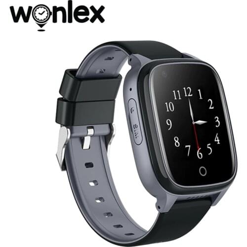 Wonlex Smart-Watch Elderly GPS Anti-lost Locator Fall-Down Sensor KT17S 4G for Aged People Heart Rate & Blood Pressure Measure