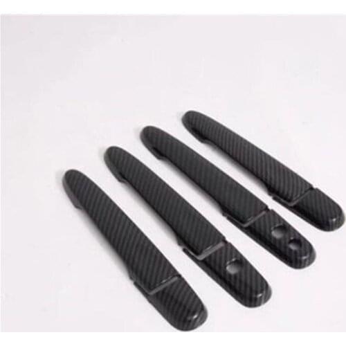 Carbon fiber ABS Door handle Protective covering Cover Trim Car styling for Toyota Rush 2018 2019 2020