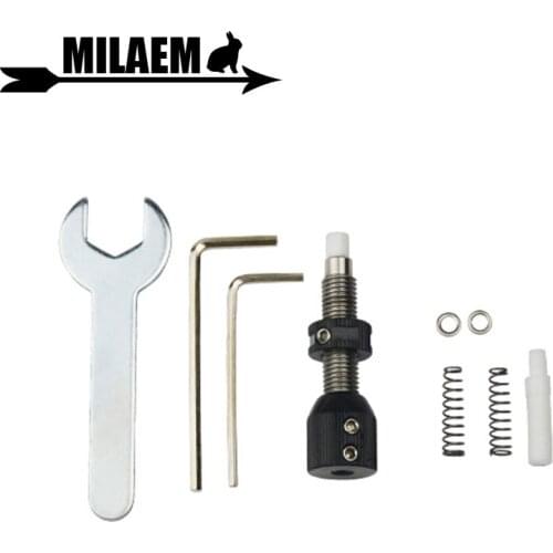 1 Set Archery Cushion Plunger Screw On Arrow Rest Pressure Button Click Aluminum Alloy Recurve Bow Shooting Accessories