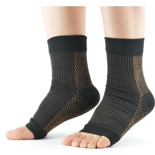 1Pair Ankle Support Foot Anti-Fatigue Sock Fascia Sleeve Circulation Relief Pain Yoga Socks Foot Cover Running Cycle Sport Sock