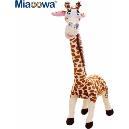 1pc 35CM Hot Sell Long Neck Giraffe Stuffed Plush Toy Madagascar 3 Cute Toy for Children