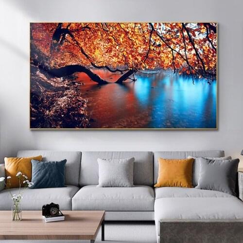 5D Diamond Painting Natural Scenery DIY Diamond Embroidery Landscape Painting Diamond Mosaic Wall Art Picture Home Decoration