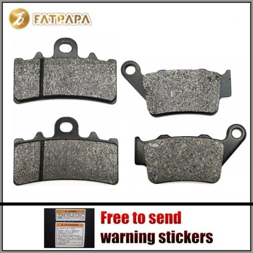Motorcycle Accessories F + R Brake pads Fit For KTM 390 Duke Duke390 2013