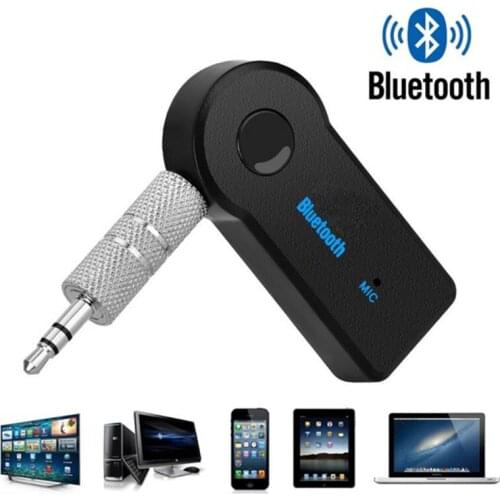 Car Bluetooth Receiver 2 in 1 Wireless Bluetooth 5.0 Receiver Transmitter Hands Free MP3 Stereo Audio Adapter 3.5mm Jack for AUX