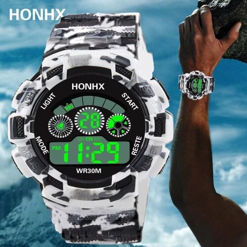 2020 Mens Watches Top Brand Watches Mens Digital Led Watch Date Sport Men Outdoor Casual Electronic WristWatch Relogio Masculino