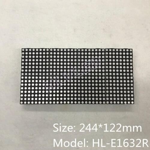 Φ5.0 dot matrix unit board 16*32 dot matrix LED dot matrix screen 1*2 word unit board P7.62 dot matrix 5.0 module