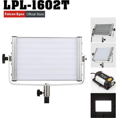 Falconeyes Diving Video Light 32W Daylight Panel Light Dimmable 120pcs Soft LED Studio Photo Video Interview Lighting LPL-1602T