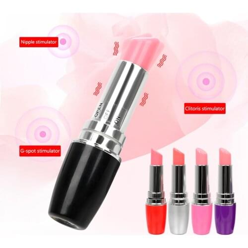 IKOKY Vibrator Hot Mini Secret Lipstick Vibrator Vibrating Jump Egg Waterproof Bullet Massage Sex Toy for Women Adult Product