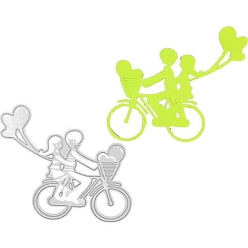 Julyarts Lover Bike Ballon Craft Supplies Cutting Dies New Scrapbooking Decorative Embossing Photo Album Decor Card Making DIY