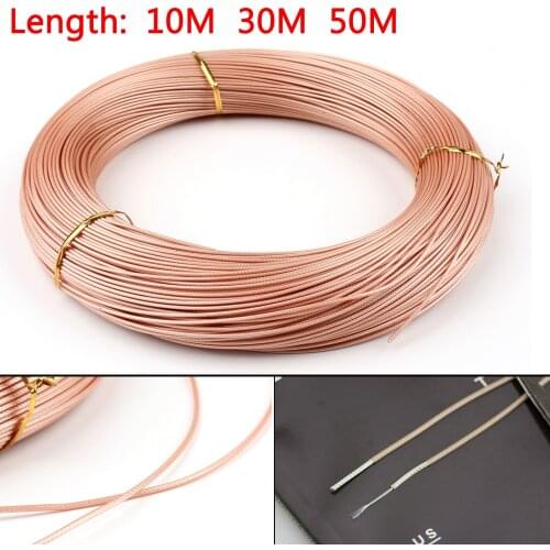 RG178 Cable Coaxial RF, Cable de cables de 50ohm, M17, M93-RG178, Coax, Coleta, 10m, 30m, 50m