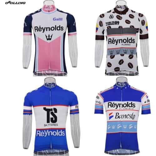 Multi Chooses New Classical Retro Pro Team Maillot Cycling Jersey Customized Orolling Tops