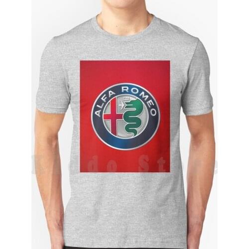 Alfa Romeo T Shirt Print For Men Cotton New Cool Tee Sauber Renault Haas Toro Rosso Mclaren Williams Force India Valtteri