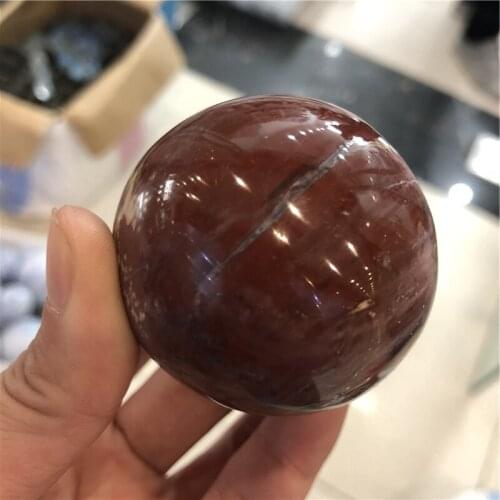 Natural stones and minerals crystal woodstone fossil ball tree home decoration wooden tree fossil ball madagascar