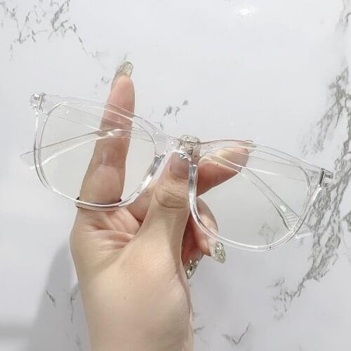 2020 New unisex square computer glasses for men women pc frame glasses plain glasses Nearsighted Eyewear Glasses -1.0 -2.5 -1.5