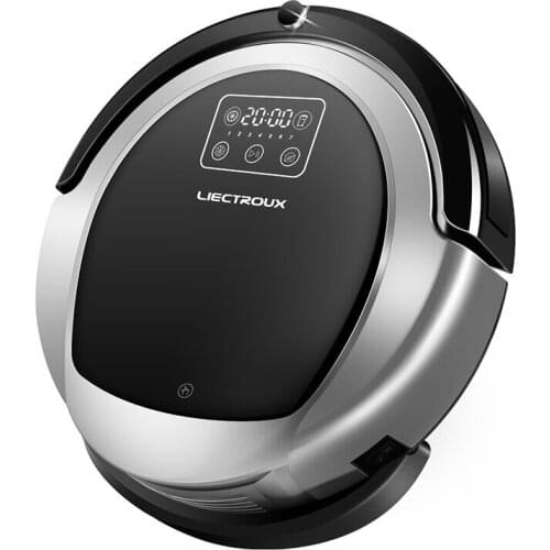 LIECTROUX B6009 Floor mopping robot vacuum cleaner works with Amazon Alexa and google home with UV light for sterilizing