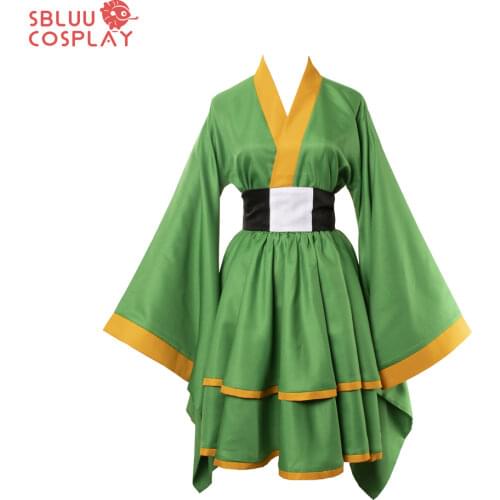 Anime Hunter×Hunter GON FREECSS Green Kimono Cosplay Costume Custom Made