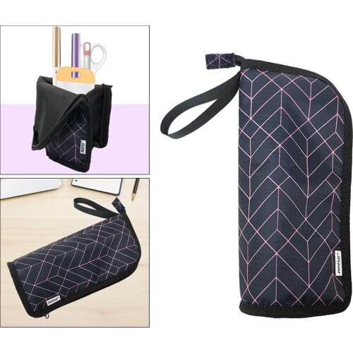Carrying Bag for Cricut Accessories Craft Vinyl Weeding Tool Set Organizer Make Up Tools Bag Pouch Containers Pen Holder
